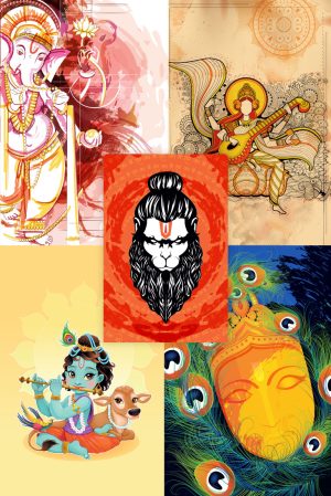 Hindu Deities Combo
